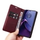 thumbnail image 4 of Funda para Motorola MOTO G84 Estuche de Cuero PU Tipo Cartera con Ranuras para Tarjetas y Cierre Magnético, 4 of 5