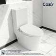 thumbnail image 6 of COZY Bidet Toilet Seat, Non-Electric Swash Eco Bidet Seat, Rear & Feminine Wash, Adjustable Water Pressure, LS-SBWH01, 6 of 7