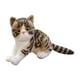 thumbnail image 4 of Muñeco de peluche de gato de simulación, adorno hecho a mano, diseño de escena, accesorios, almohada Marrón claro, 4 of 9
