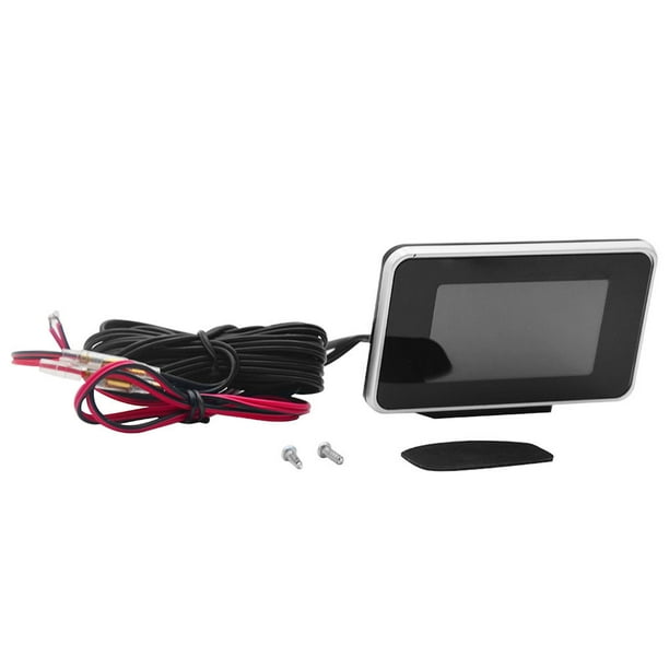 Scienceny Hi.FANCY, 2 uds., voltímetro de coche, medidor de Sensor de temperatura del agua LCD, 2 en 1, 12V, 24V, dispositivo de indicador de Paneles de instrumentos para automóviles