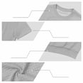 thumbnail image 7 of FRSASU Men's Waffle T-Shirt Casual Stretch Solid Crewneck Short Sleeve Lightweight Textured Pullover Tee Tops Gray, 7 of 7