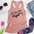 thumbnail image 2 of See You Later Alligator Tank Top, Ladies Racerback Tank Top, Funny Alligator Tank, Gator Tank, Swamp Tank, Desert Pink, Small, 2 of 3