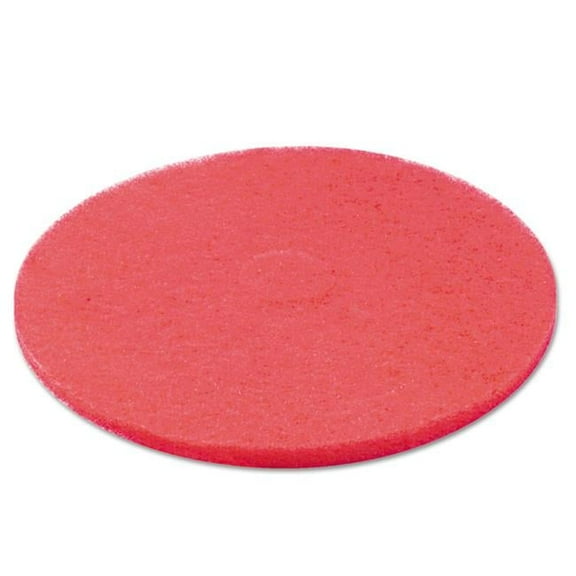 12 in. Standard Buffing Floor Pads - Red