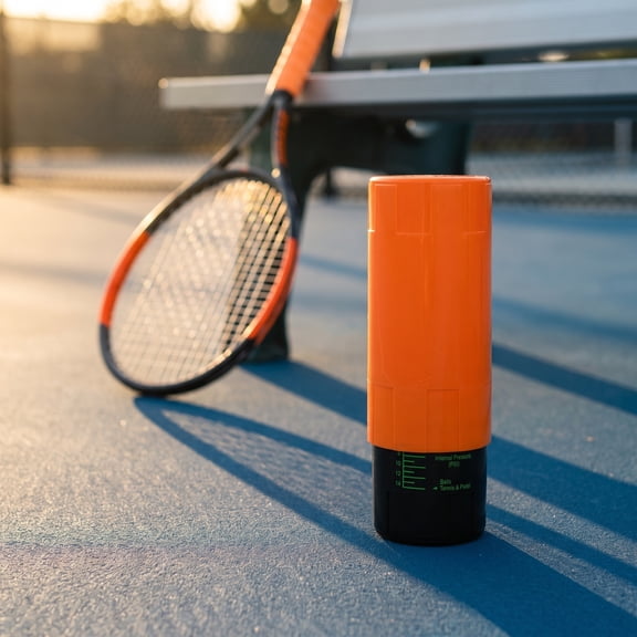 LOLIPPYY Reusable Tennis Ball Saver Container for Pressure Control, Orange