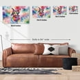 thumbnail image 5 of Hippie Sphynx Portrait Watercolor Tie-Dye Vintage Styles Horizontal Matte Canvas Poster Cat Lover Kitten Owner Gifts Idea Wall Art Home Decor - 00014, 5 of 5