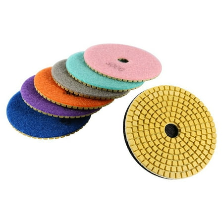 

Polishing Pads 100mm Practical 8pcs Multipurpose Grinding Disc 4mm Thickness Granite For