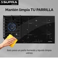 thumbnail image 4 of Parrilla híbrida de inducción y gas DUALITY 87 con cubierta de cristal templado 220V. SUPRA SIGNATURE., 4 of 5