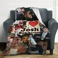 thumbnail image 6 of Blanket Gifts - Josh Hutcherson Fleece Cozy Plush Birthday Christmas Lightweight for Men Teens Kids Adults 30"x40", 6 of 8