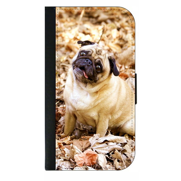 Pug wallet cheap phone case
