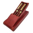 thumbnail image 4 of Mobutofu Luxury Pen Storage Case Red Wood For Workers 3Pcs Set 6.2x1.8in, 4 of 8