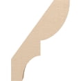 thumbnail image 3 of Ekena Millwork 5"W x 16"D x 22"H Ridgewood Rough Cedar Woodgrain TimberThane Knee Brace, Primed, 3 of 6