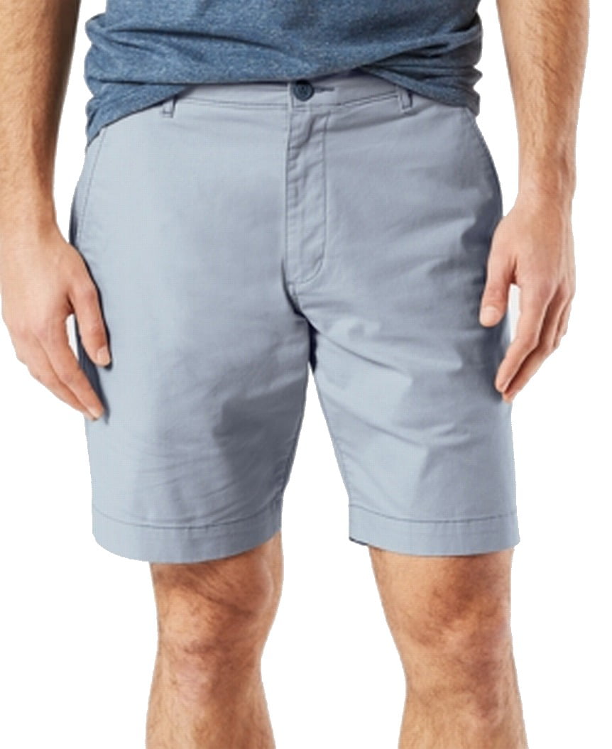Gray Quiksilver Mens Everyday Solid Amphibian 21 Casual Shorts 