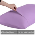 thumbnail image 5 of Unique Bargains 6 Piece Breathable Egyptian Cotton Pillow Case Cover Lilac Standard, 5 of 8