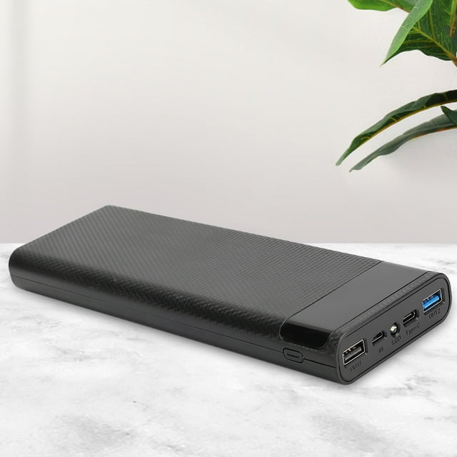 Battery Box Shell, DIY Power Bank Shell, No Welding Jacking Power Bank Case DIY Power Bank Accessory For Mobile Power DIY Black