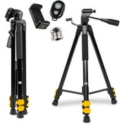 KODAK PhotoGear 62” Tripod with Remote, Lightweight Travel Camera & Phone Tripod Stand