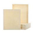 thumbnail image 1 of Uxcell 6 Piezas de Tableros de Lienzo de Madera, 10x12 Pulgadas Paneles de Madera Sin Terminar para Pintura, Manualidades, Proyectos de DIY, Arte de Vertido, 1 of 6
