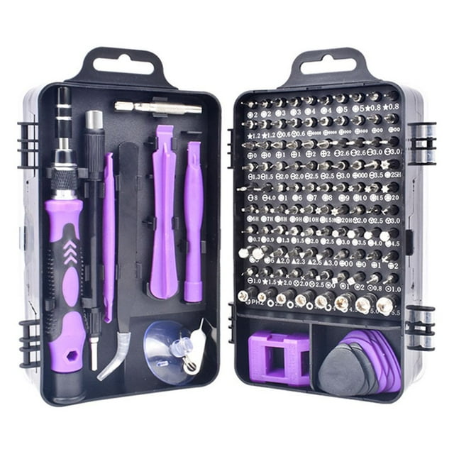 Multi-function Disassembly Screwdriver Set Ergonomic High Precision Home Manual Repair Tool Box Combination Tool Case for Mobile Phone Computer