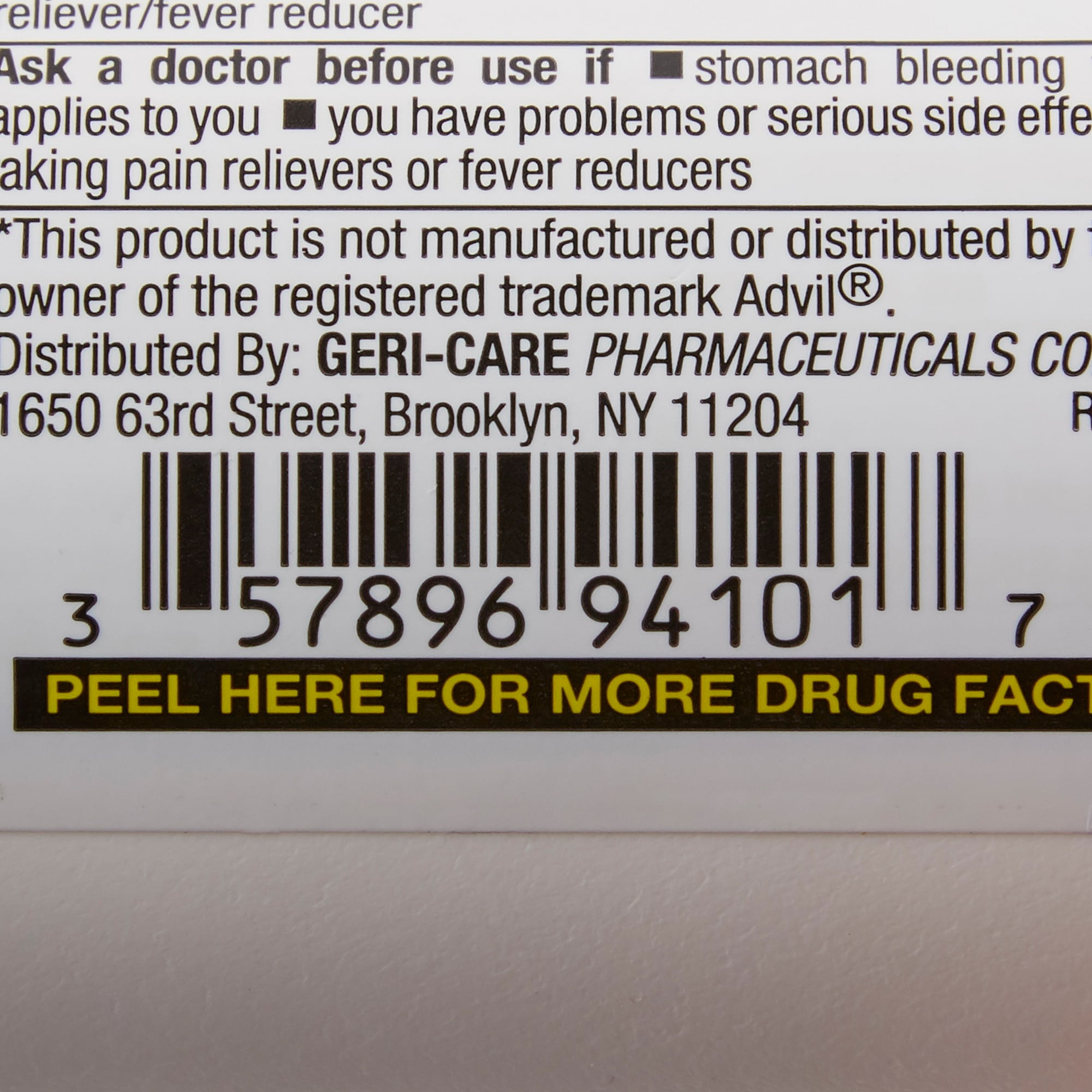 GeriCare Ibuprofen Coated Tablets, 200 mg, 100 Count