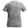 thumbnail image 3 of Dpytoraw Ice Silk Quick Drying Absorbing Breathable Sports Sweat Wicking Fitness Men Casual Loose Comfortable Trendy Round Neck Short Sleeved T Shirt Oversized T-Shirts Men Grey XXXXXL, 3 of 4