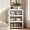 White, variant on 28" W Collapsible Stackable 127Gal (508Qt) Extra Large Storage Bins with Lids, 4-Pack Rolling Plastic Cabinet with Doors for Home, Black (28" x 17" x 61")