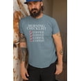 thumbnail image 3 of Morning Checklist Coffee Funny Mens T Shirt Indigo Blue 3X-LG, 3 of 5