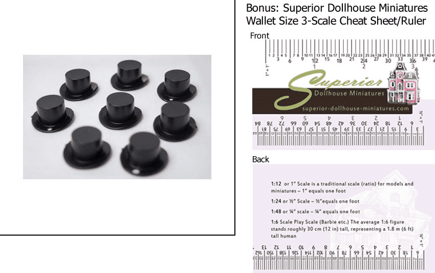 plastic top hats for sale