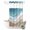 Turquoise Brown, variant on No Hook Shower Curtain, Turquoise Brown Shower Curtains for Bathroom with See Through Top Window, Teal White Geometric Gradient Stripes Waterproof & Washable Bath Curtain Standard 72"x72"