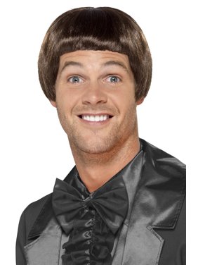 90s Bowl Cut Wig (Brown)