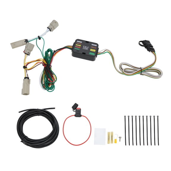 Unique Bargains 1 Set 4 Pin Trailer Wiring Harness No.56436 Towing Hitch Wiring for Ford Edge SE 2019-2024 Connector Towing Harness Converter