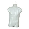 thumbnail image 3 of simhoa Male Mannequin Hanger Fashion Body Manikin for Garment Vendors Market Commercial white, 3 of 10