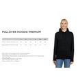 thumbnail image 3 of Womens Pullover Adult Long Sleeve Hoodie Premium Sweatshirt for Ladies S M L XL 2XL 3XL Hoody Blank Tee, 3 of 3