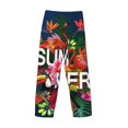 thumbnail image 5 of Disketp Summer Birds And Flowers Men'S Pajama Pants - Ultra Soft Fleece Sleep And Lounge Pants (Size: S-Xxl), 5 of 9