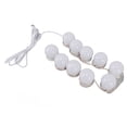 thumbnail image 1 of Luces De Tocador LED, 10 Bombillas De Tocador De Nivel De Brillo De 10 Modibles Cable USB De 5 V Con Cinta Adhesiva De Doble Cara Para Dormitorio, 1 of 7