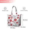 thumbnail image 4 of Pioneer Flower Floral Print Pattern Travel Tote Bags for Women Carry On,Large Weekender Bags for Women Travel,Multi Functional Duffle Bag for Work,Shopping,Sports, 4 of 5