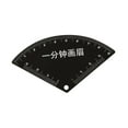 thumbnail image 3 of Xuanheng Eyebrow Stencil Ruler Makeup Symmetry Tool Black Accessories with Arch Guide Fan Shape, 3 of 8