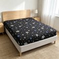 thumbnail image 4 of 78in Fully Wrapped Fitted Sheet Deep Pocket Mattress Protector With Stretchable Elastic Soft Brushed Microfiber Bed Sheet For Extra Large Size Mattress, 4 of 6