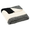 thumbnail image 2 of SAFAVIEH Pyrus Throw Blanket Beige / Grey, 2 of 2