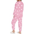 thumbnail image 3 of Conjunto de Pijama para Mujer Shendy Vendy Manga Larga Cuello Redondo con Estampado Transpirable, 3 of 4