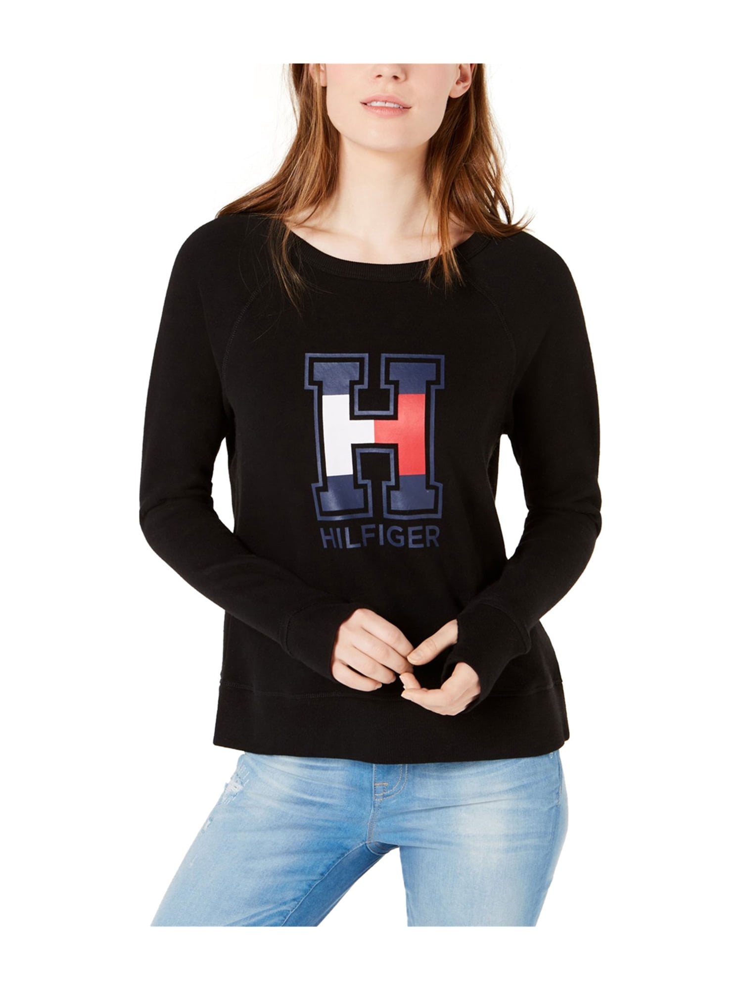 tommy hilfiger long sweatshirt