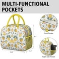 thumbnail image 6 of Lunch Bag Lunch Box for Women Reusable Insulated Lunch Bags,Water-Resistant Cute Lemon Cooler Lunch Tote Bag, Large Capacity for Work Travel Picnic, 6 of 6