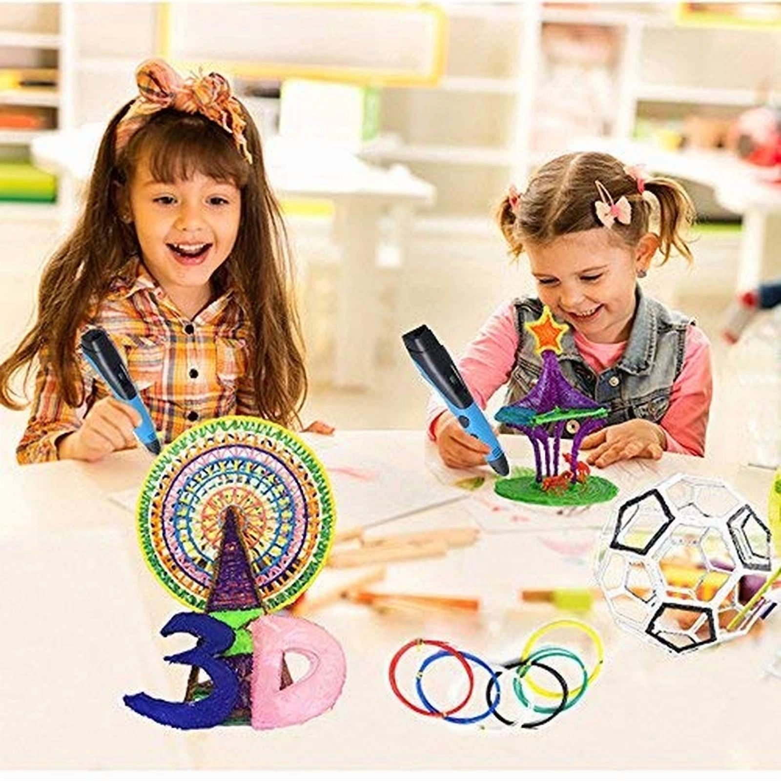 CIRCLE- 3D Pen Filament Refills(20 Colors,10 Feet Each) Total 200 Feet,Pla Filament 1.75