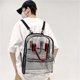 thumbnail image 2 of Bolsa Mochila transparente para mujer Mochila impermeable con cremallera Mochila grande para estudiantes (Negro), 2 of 7