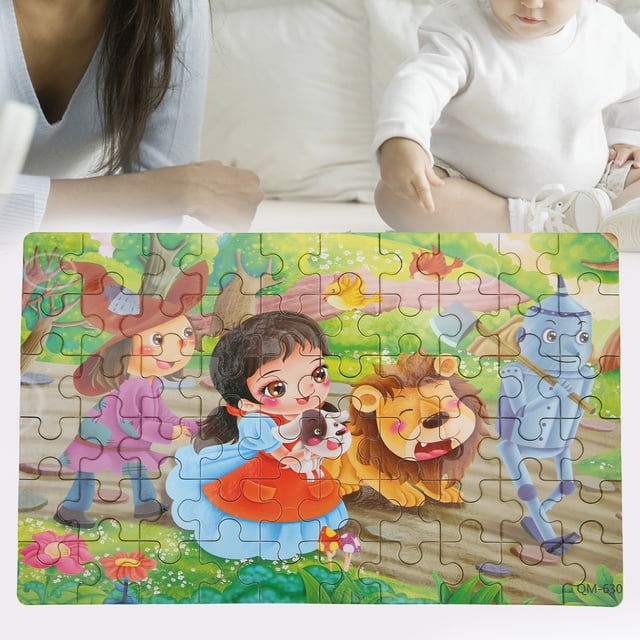 Jigsaw Puzzles, Exquisite Toddler Puzzles Coordination 60pcs For Children Recognition For Children Educational For Strengthen Children's Attention