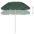 thumbnail image 3 of vidaXL Beach Parasol Anthracite Polyester Large Tiltable Beach Parasol, 3 of 95