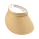 thumbnail image 2 of Guardurnaity Sombreros para el sol Protección Clip-On Gorras Visera de lino Ajustable Grandes aleros Parte vacía Color sólido Regalo deportivo Sombreros beige, 2 of 6