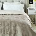 thumbnail image 6 of Cozy Tyme Chike Weighted Blanket - 25 Pound Quilted Cover 72"x 80" Taupe, 6 of 10