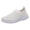White, variant on HEWUQI Women's Running Shoes Lightweight Working Cushion Sole Comfortable Athletic Tennis Sneakers for Gym Travel Workout Daily Wear White Size 7.5