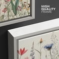 thumbnail image 2 of IDEA4WALL Framed Canvas Wall Art Minimal Wildflowers Floral Garden Illustrations Retro Countryside Art Botanical Colorful Print Relax/Calm for Living Room, Bedroom, Office - 24"x36" White, 2 of 5