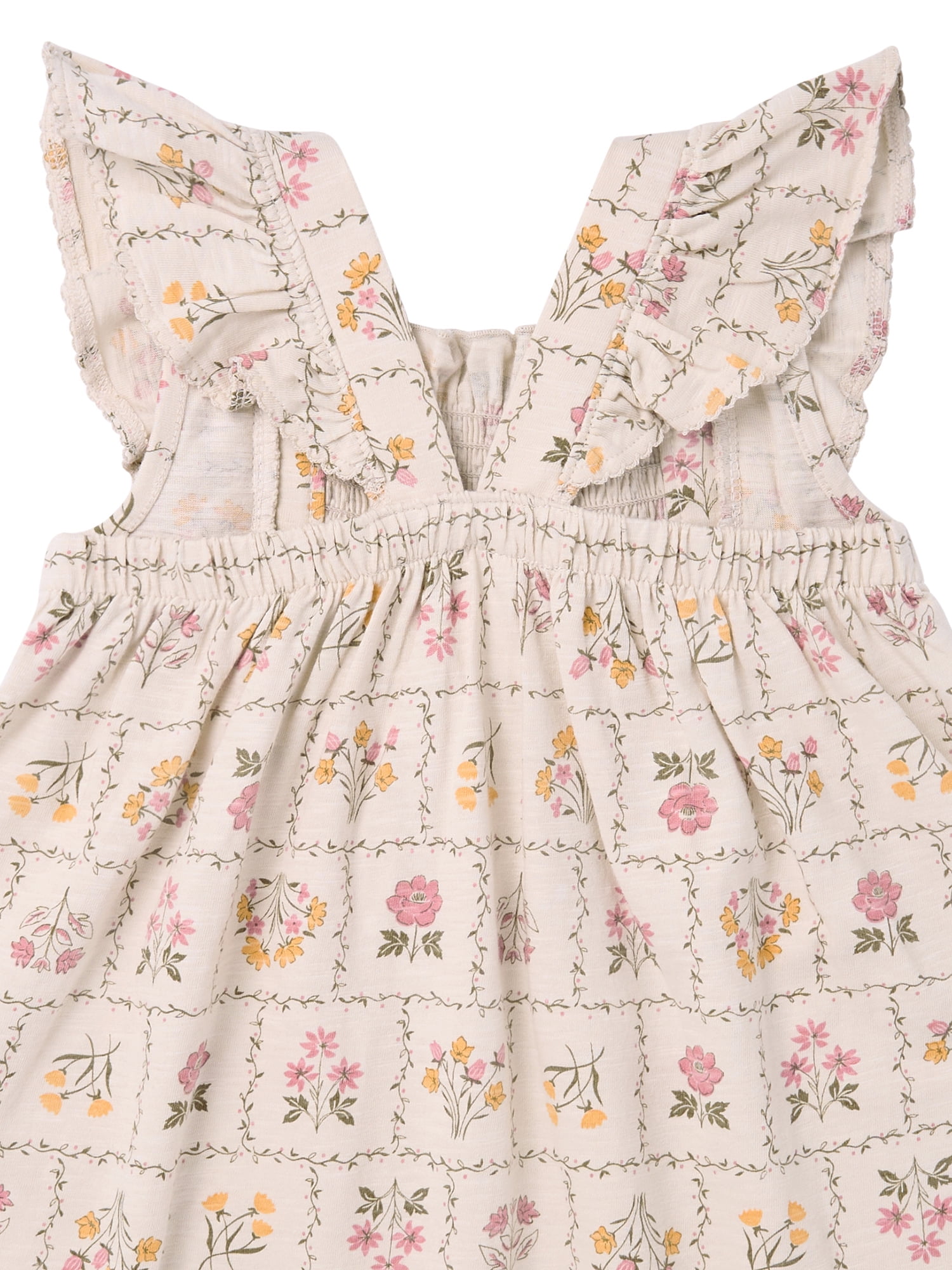 Modern Moments by Gerber Toddler Girl Smocked Pinafore Dress, Sizes 12 Months - 5T