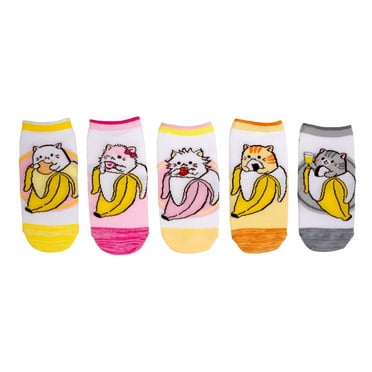 Bananya 5 Pair Lowcut Socks